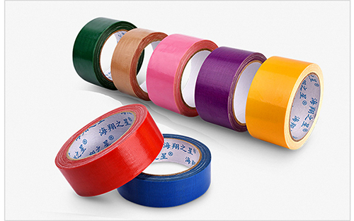 源頭工廠彩色單面布基膠帶婚慶展會地毯接縫強力高粘膠帶防水耐磨