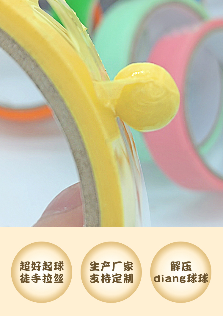 粘粘球膠帶